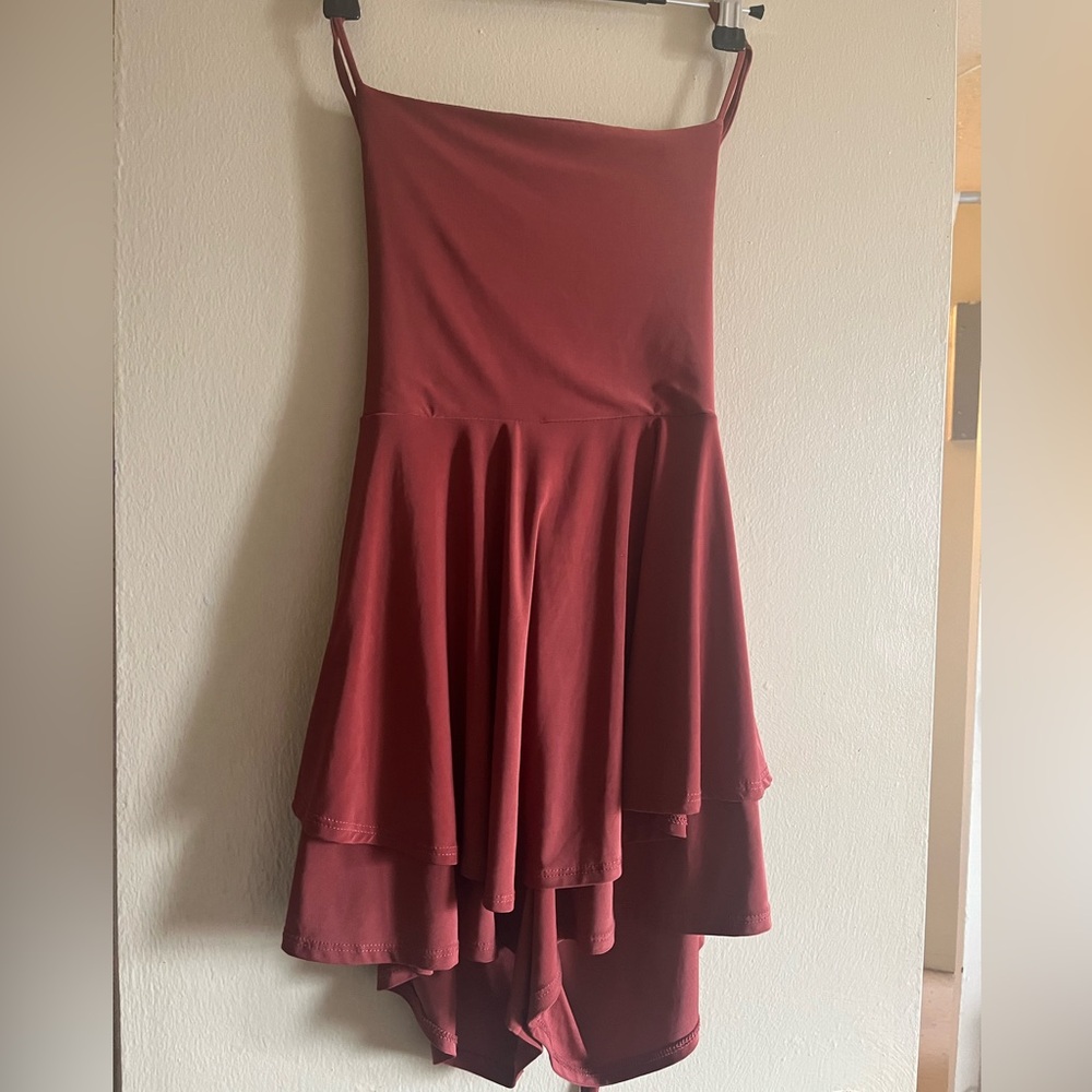 Burnt Sienna mini dress